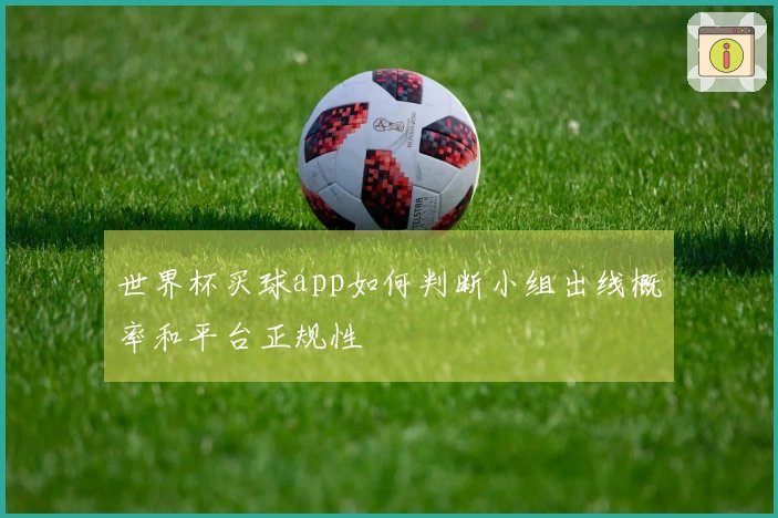 世界杯买球app如何判断小组出线概率和平台正规性